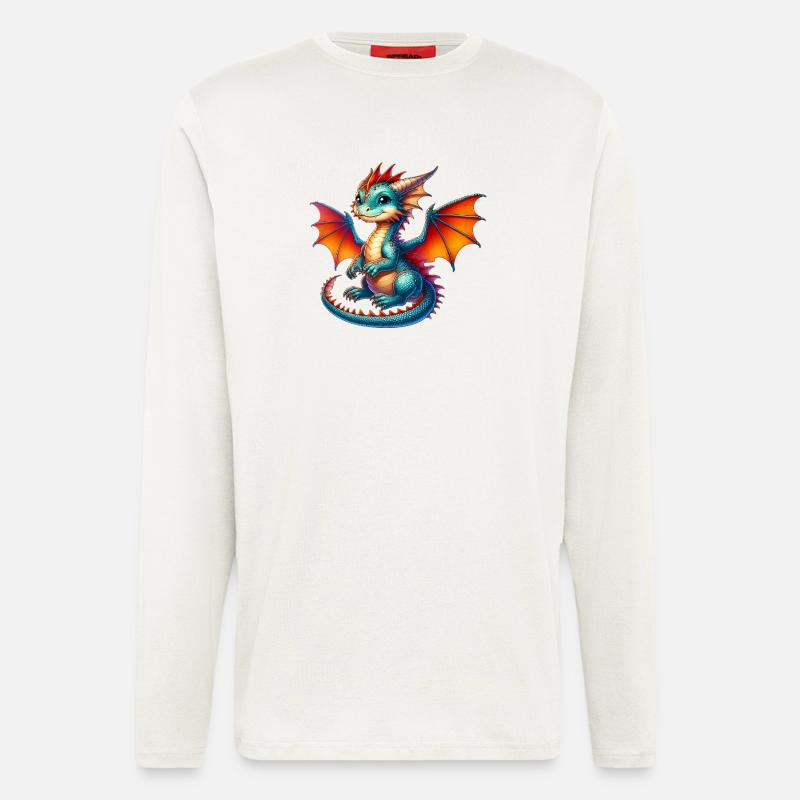 Dragon - Longsleeve - made by SPREAD  - OFF WHITE