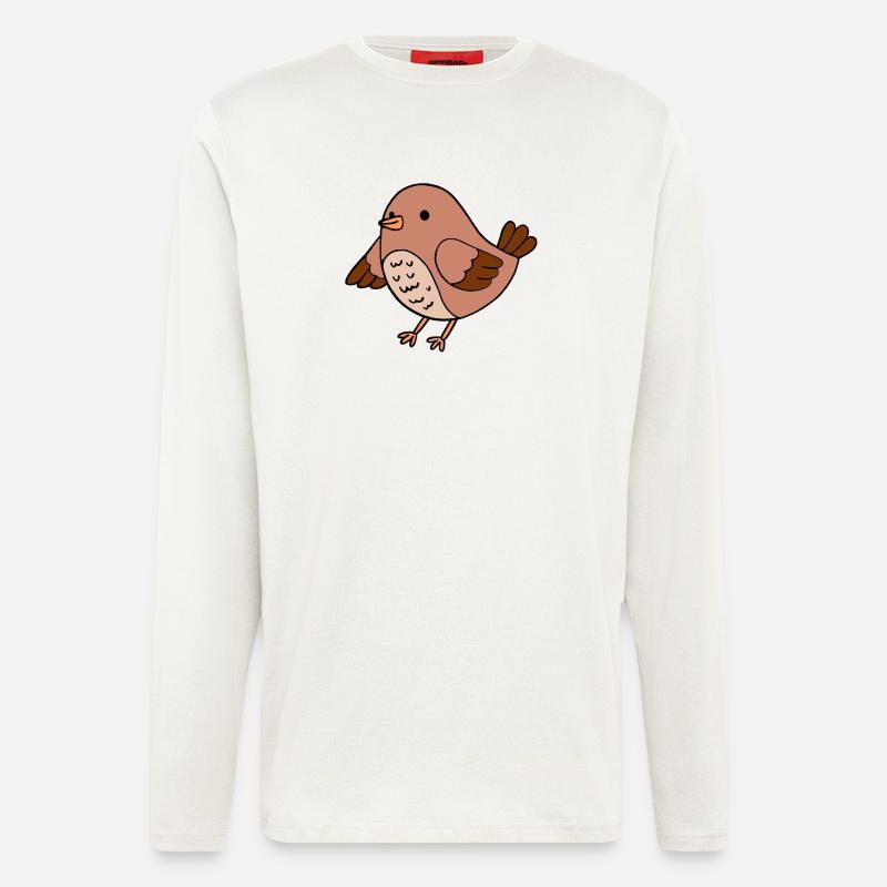 Vogel - Langarmshirt - made by SPREAD  - OFF WHITE