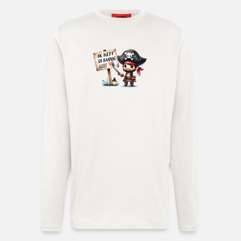 Ich liebe dich - Langarmshirt - made by SPREAD  - OFF WHITE