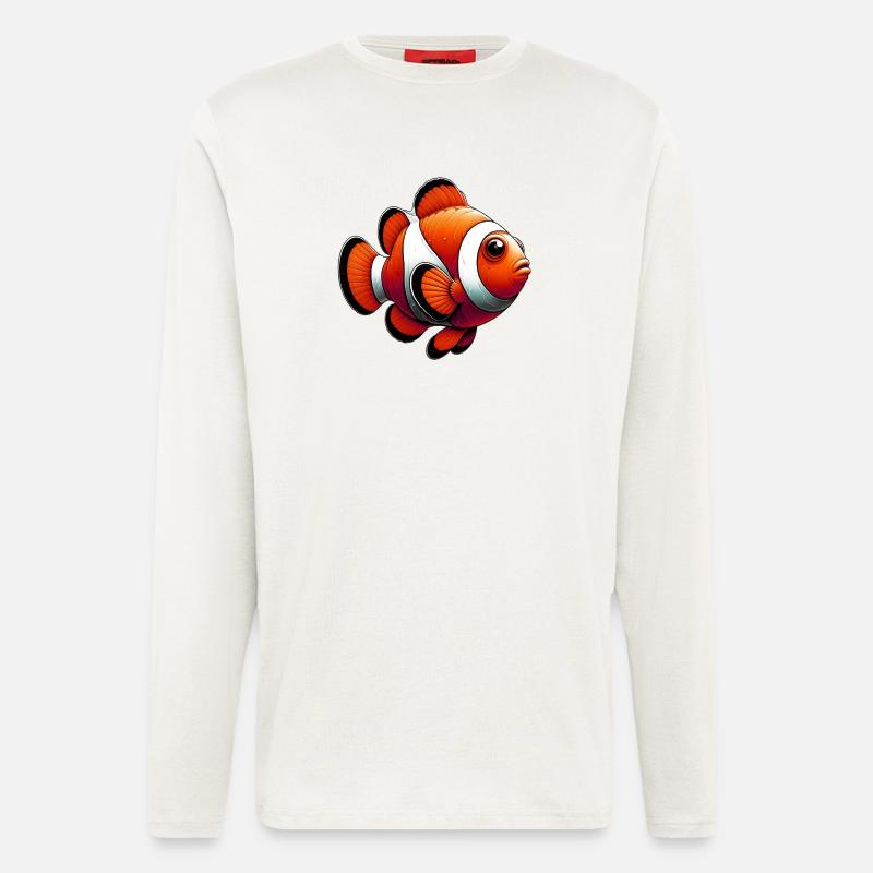 Clownfisch - Langarmshirt - made by SPREAD  - OFF WHITE