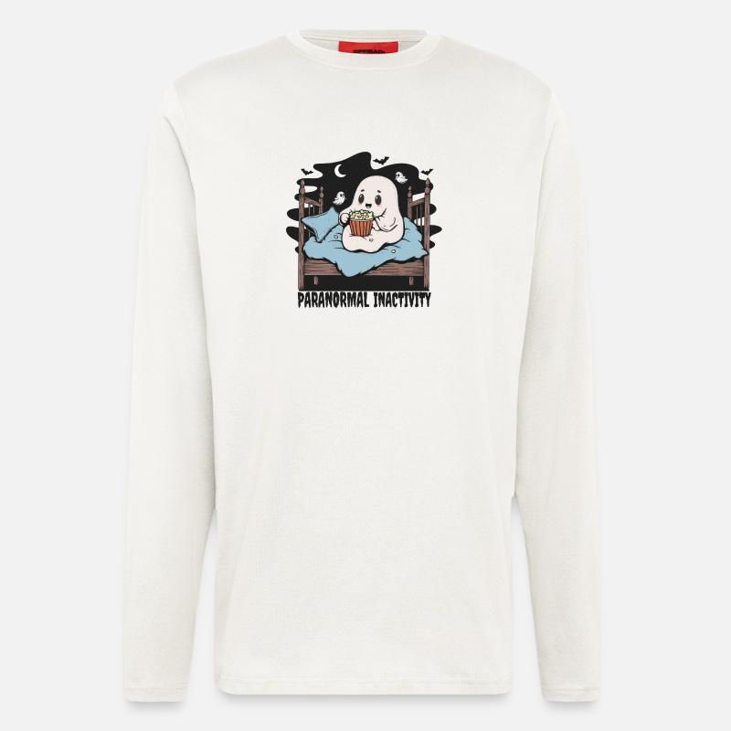 Paranormal Inactivity Ghost - Longsleeve - made by SPREAD  - OFF WHITE