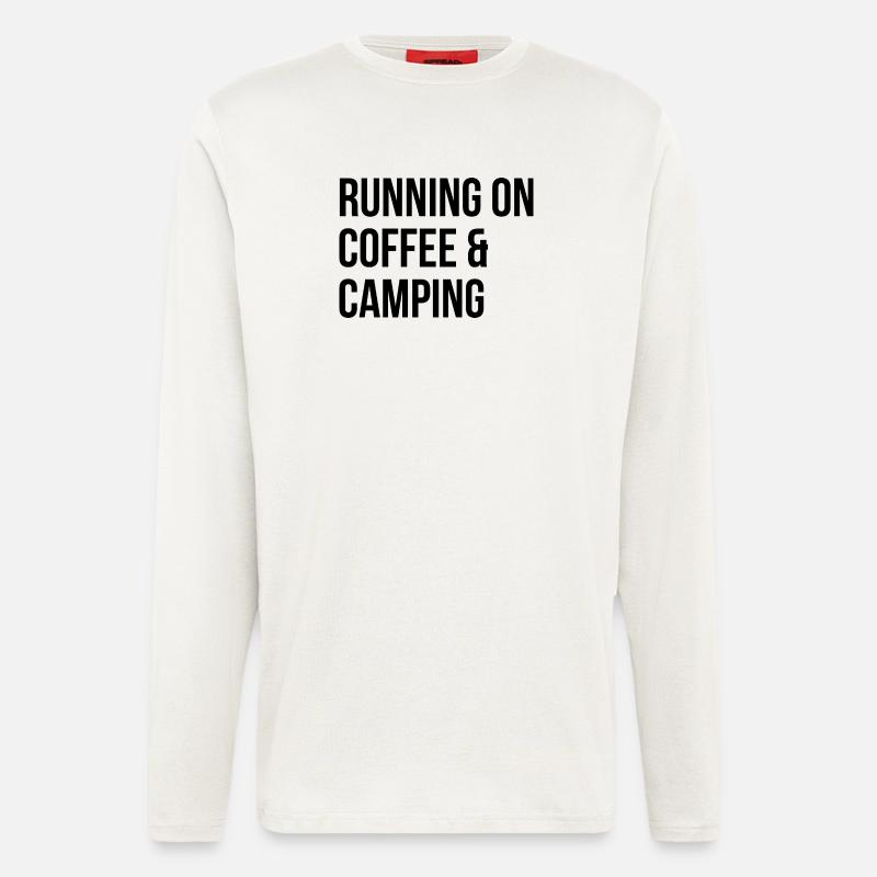 Camping - Langarmshirt - made by SPREAD  - OFF WHITE