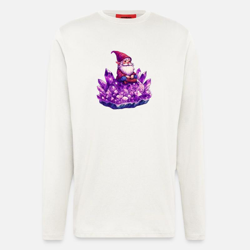 Gnom - Langarmshirt - made by SPREAD  - OFF WHITE