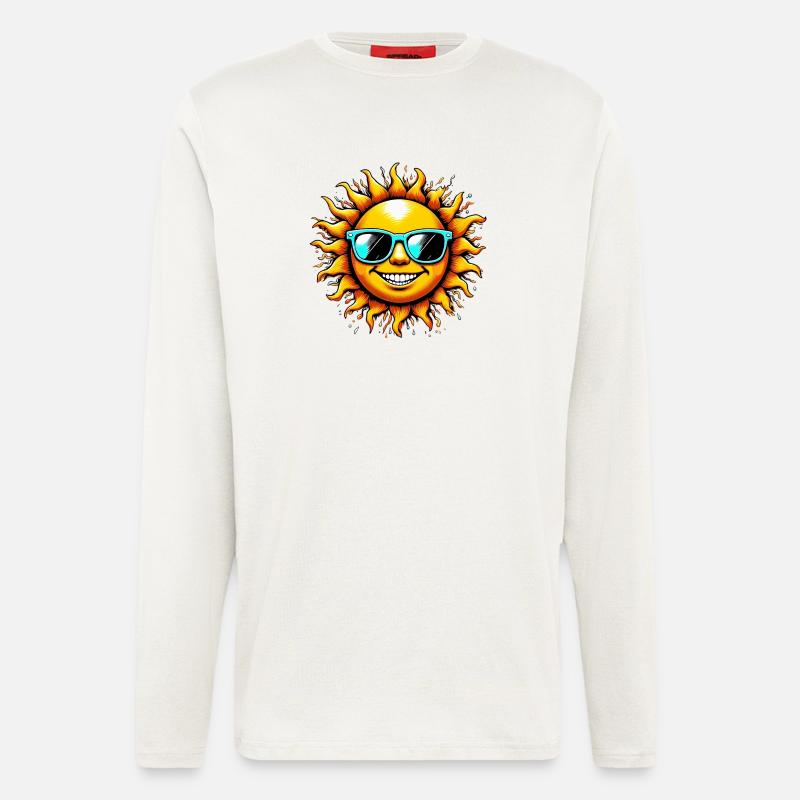 Sonne - Langarmshirt - made by SPREAD  - OFF WHITE