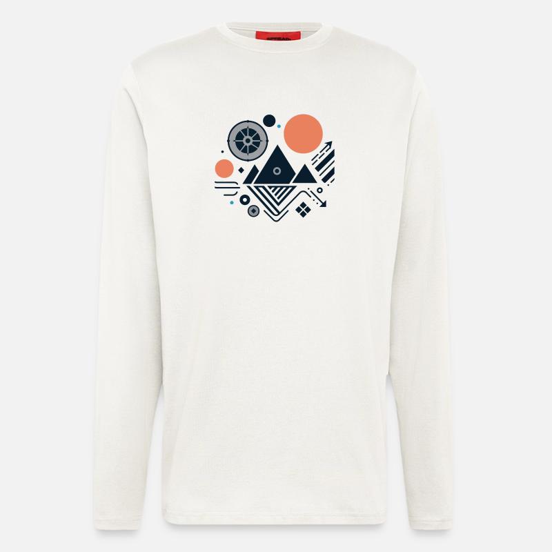 Gebirge - Langarmshirt - made by SPREAD  - OFF WHITE