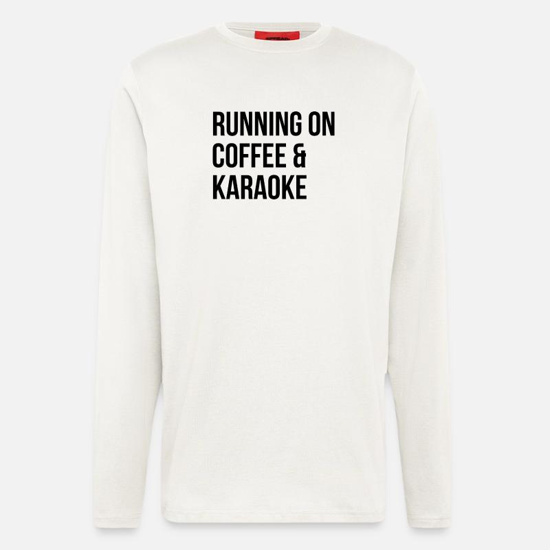 Karaoke - Langarmshirt - made by SPREAD  - OFF WHITE