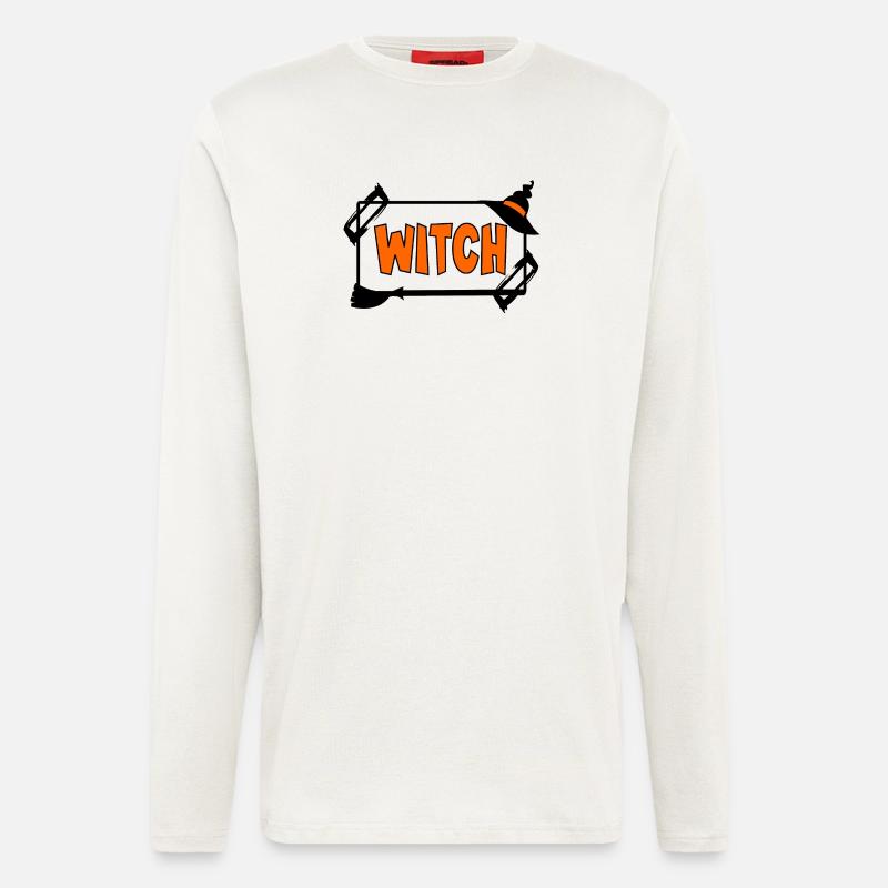 Halloween Kostüm Hexe - Langarmshirt - made by SPREAD  - OFF WHITE