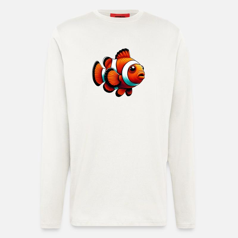 Clownfisch - Langarmshirt - made by SPREAD  - OFF WHITE