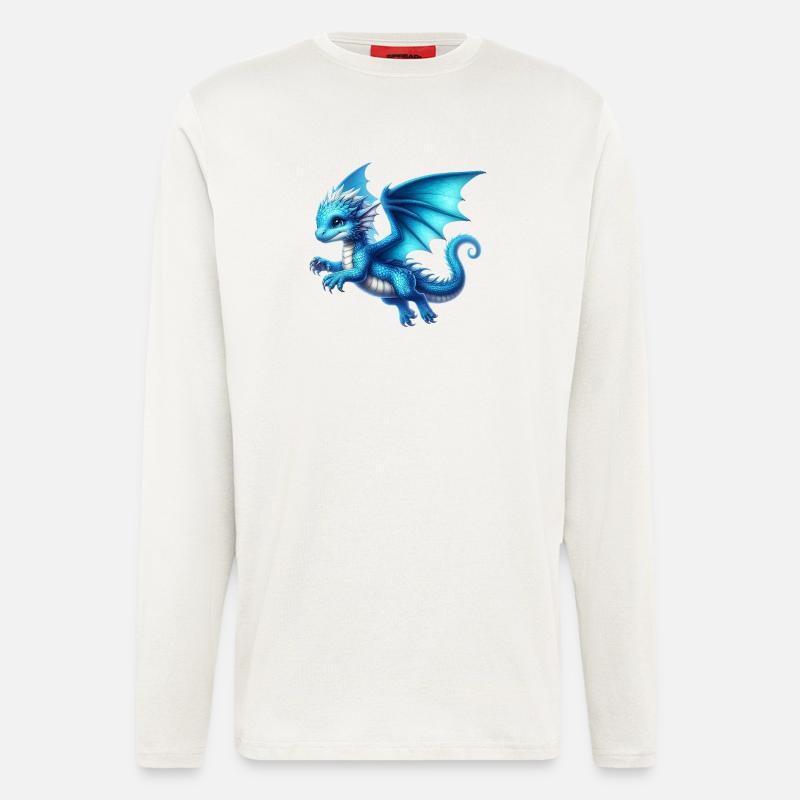 Drache - Langarmshirt - made by SPREAD - OFF WHITE