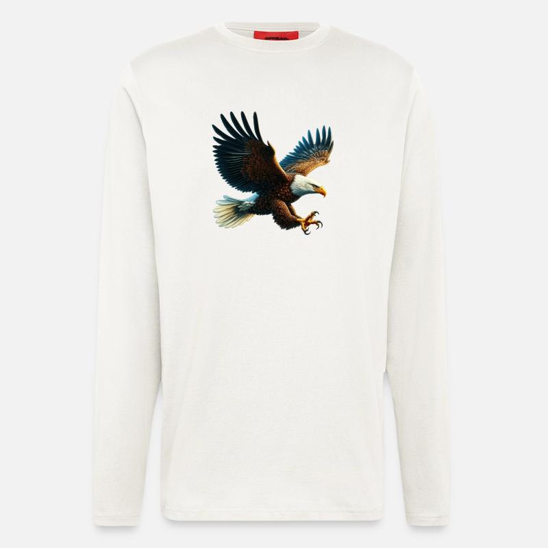 Eagle - Longsleeve - made by SPREAD  - OFF WHITE
