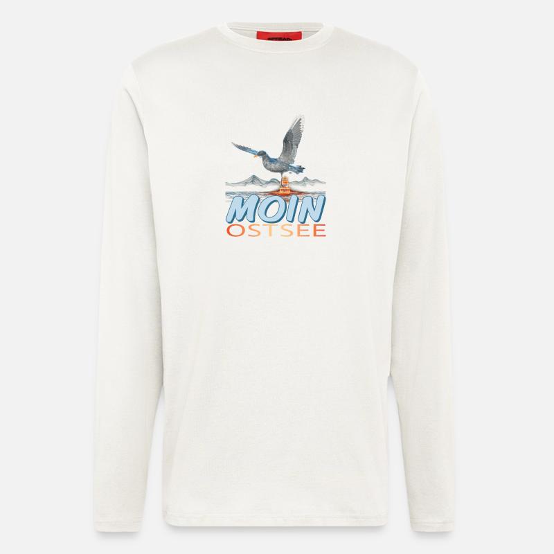 Moin Ostsee - Langarmshirt - made by SPREAD  - OFF WHITE