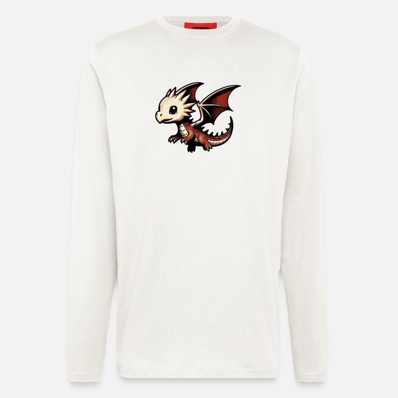 Drache - Langarmshirt - made by SPREAD  - OFF WHITE