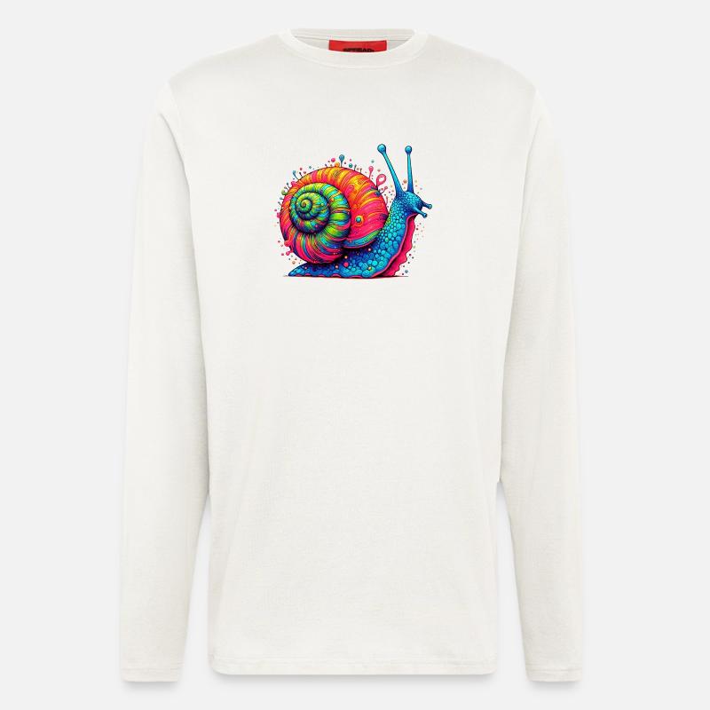 Schnecke - Langarmshirt - made by SPREAD  - OFF WHITE