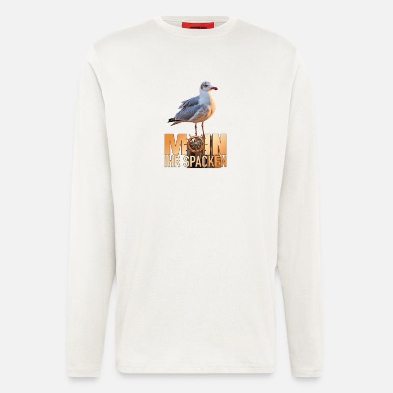 Moin ihr Spacken - Langarmshirt - made by SPREAD  - OFF WHITE