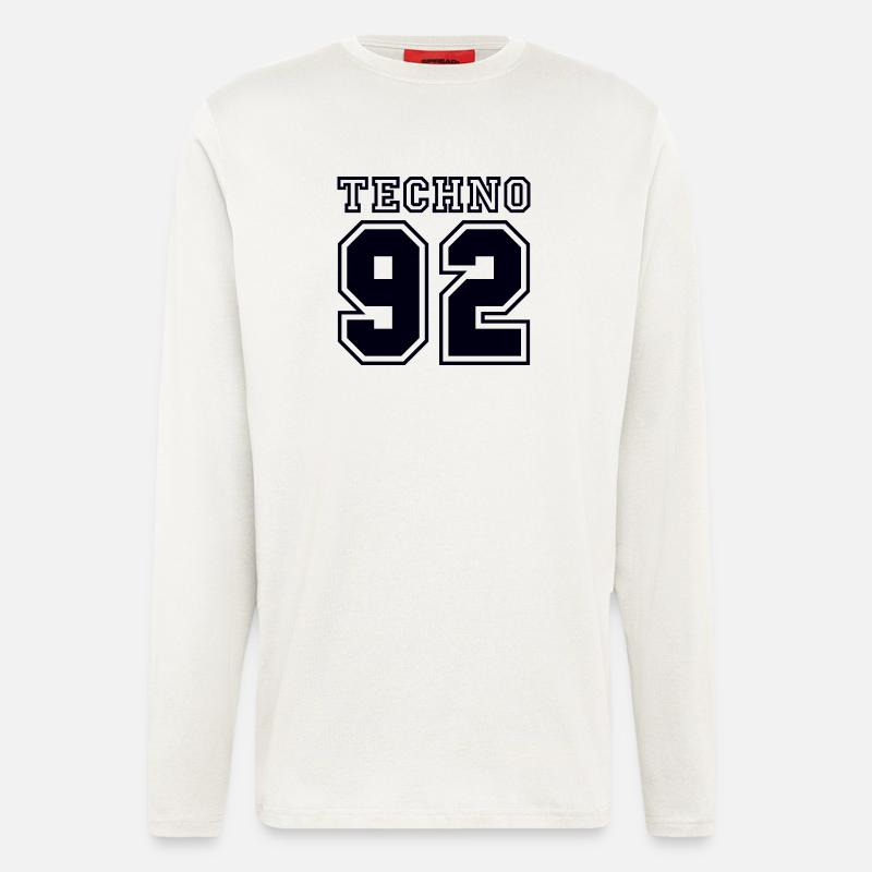 TECHNO 92 - Longsleeve - made by SPREAD  - OFF WHITE