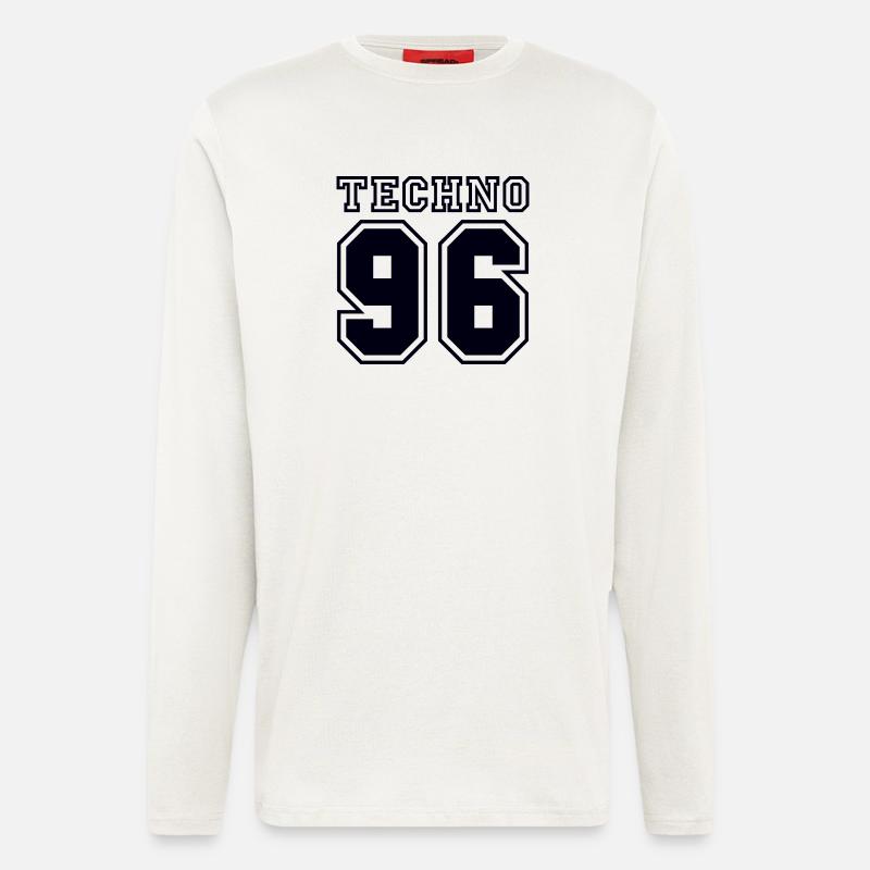 TECHNO 96 - Langarmshirt - made by SPREAD  - OFF WHITE