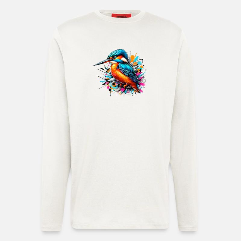 Eisvogel - Langarmshirt - made by SPREAD  - OFF WHITE