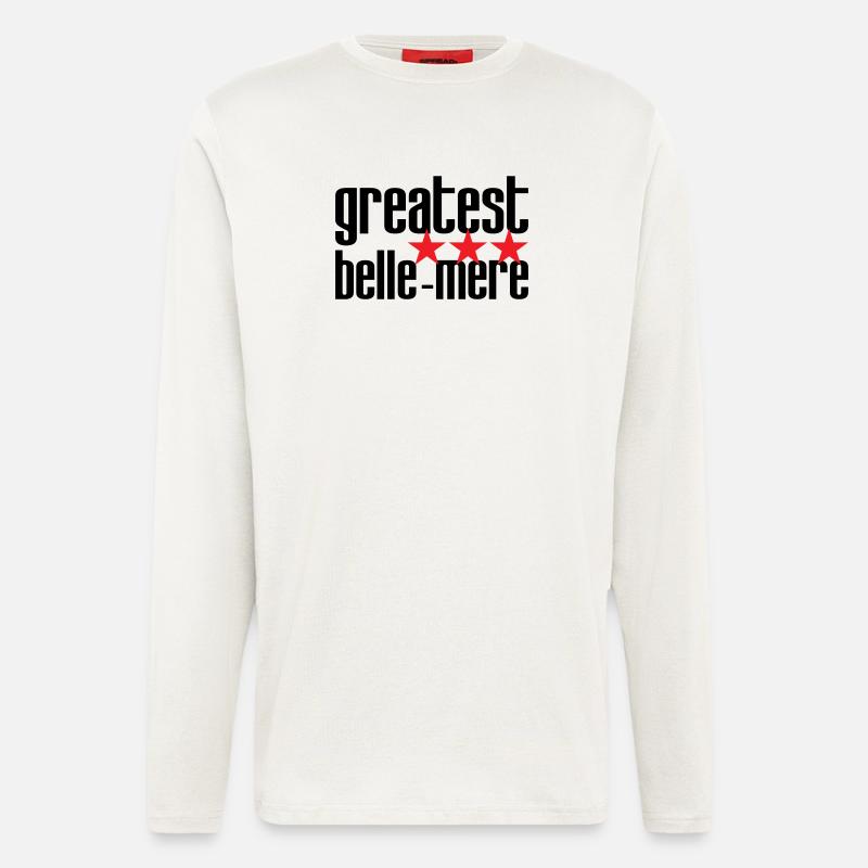 Beste Schwiegermutter der Welt - Langarmshirt - made by SPREAD  - OFF WHITE