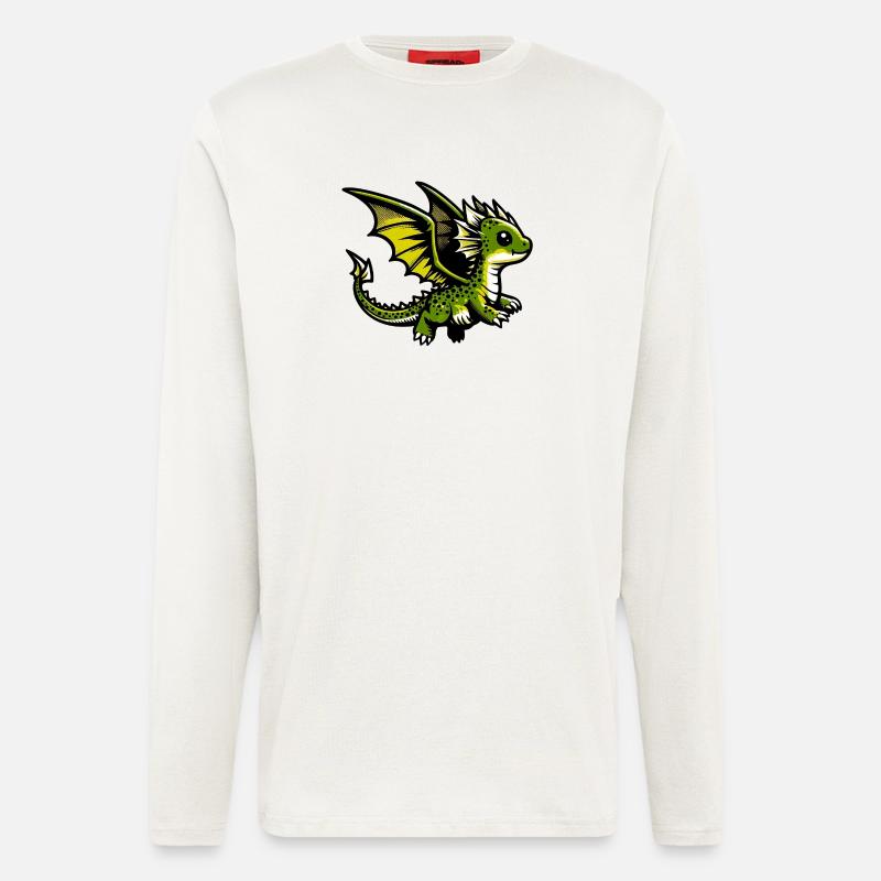 Drache - Langarmshirt - made by SPREAD  - OFF WHITE