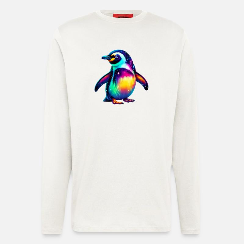 Pinguin - Langarmshirt - made by SPREAD  - OFF WHITE