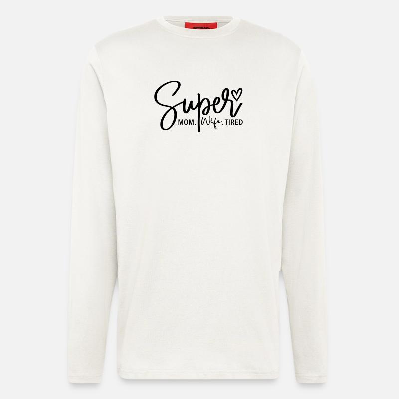 Super-Mama - Langarmshirt - made by SPREAD  - OFF WHITE