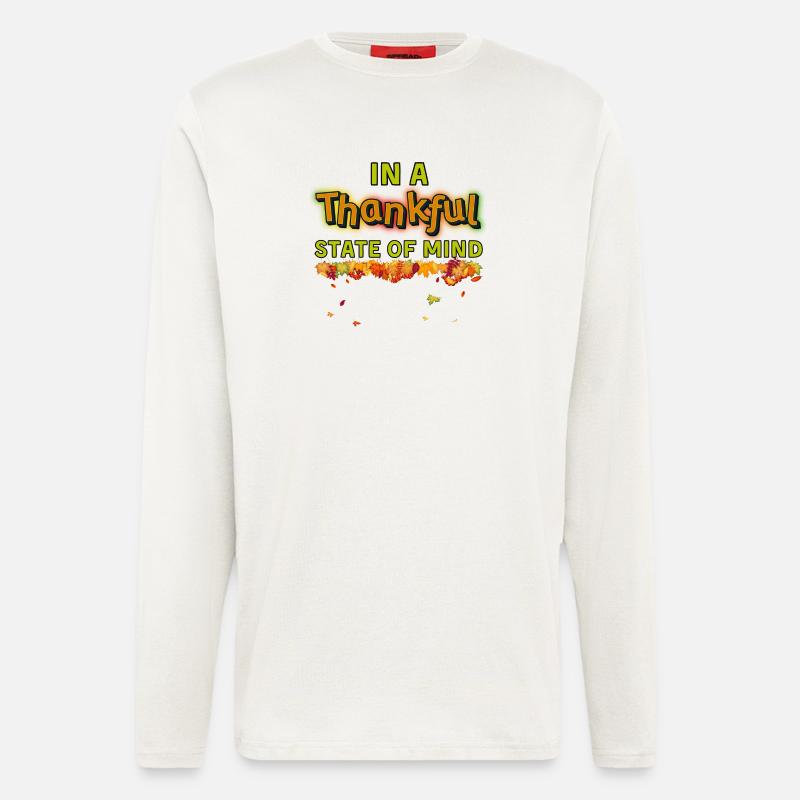 In einem dankbaren - Langarmshirt - made by SPREAD  - OFF WHITE