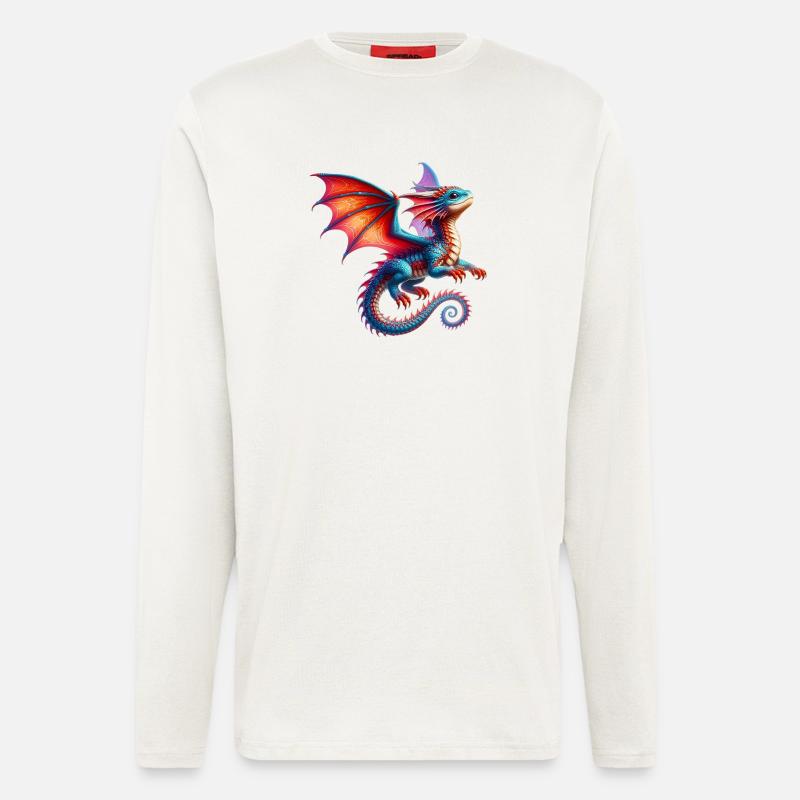 Drache - Langarmshirt - made by SPREAD  - OFF WHITE