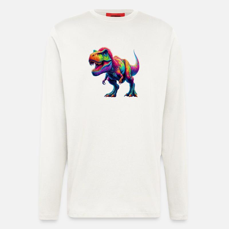Dinosaurier - Langarmshirt - made by SPREAD - OFF WHITE