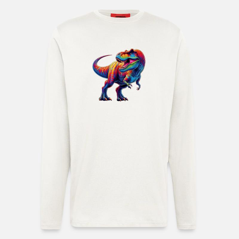 Dinosaur - Longsleeve - made by SPREAD  - OFF WHITE
