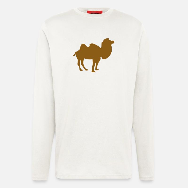 Kamel - Langarmshirt - made by SPREAD - OFF WHITE