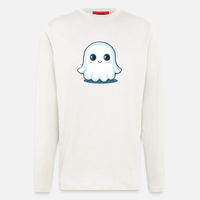 Niedlicher Geist - Langarmshirt - made by SPREAD  - OFF WHITE