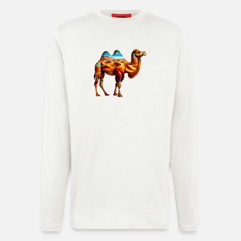 Kamel - Langarmshirt - made by SPREAD  - OFF WHITE