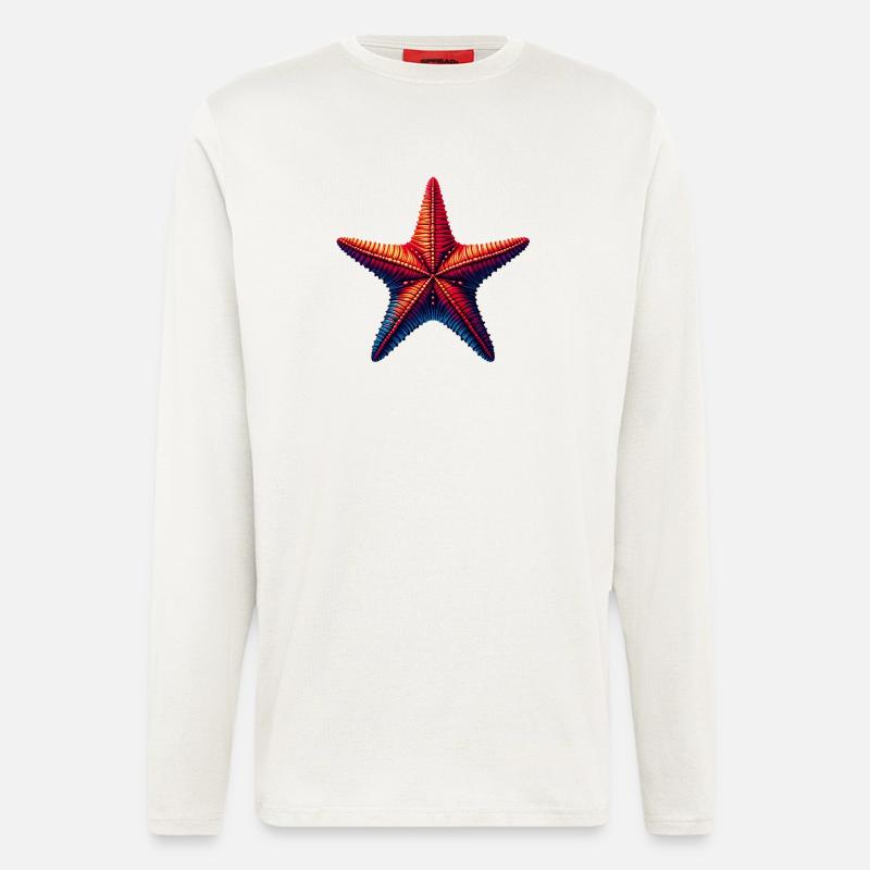 Seestern - Langarmshirt - made by SPREAD  - OFF WHITE