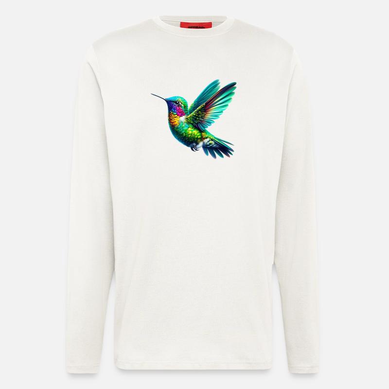 Hummingbird - Longsleeve - made by SPREAD  - OFF WHITE