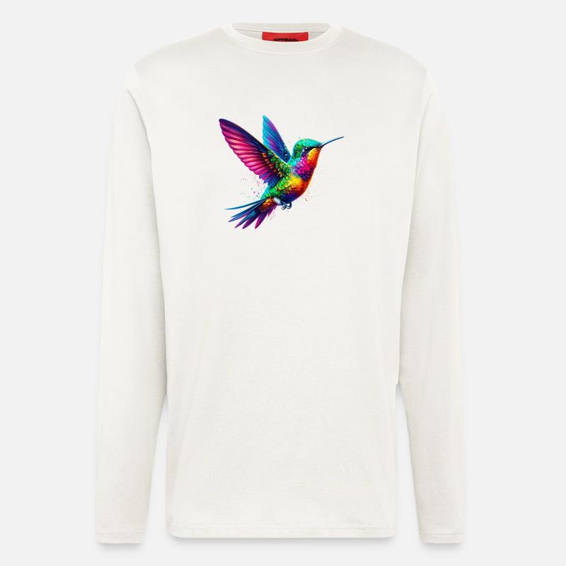 Kolibri - Langarmshirt - made by SPREAD  - OFF WHITE