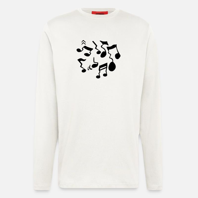 Falsche Töne - Langarmshirt - made by SPREAD  - OFF WHITE