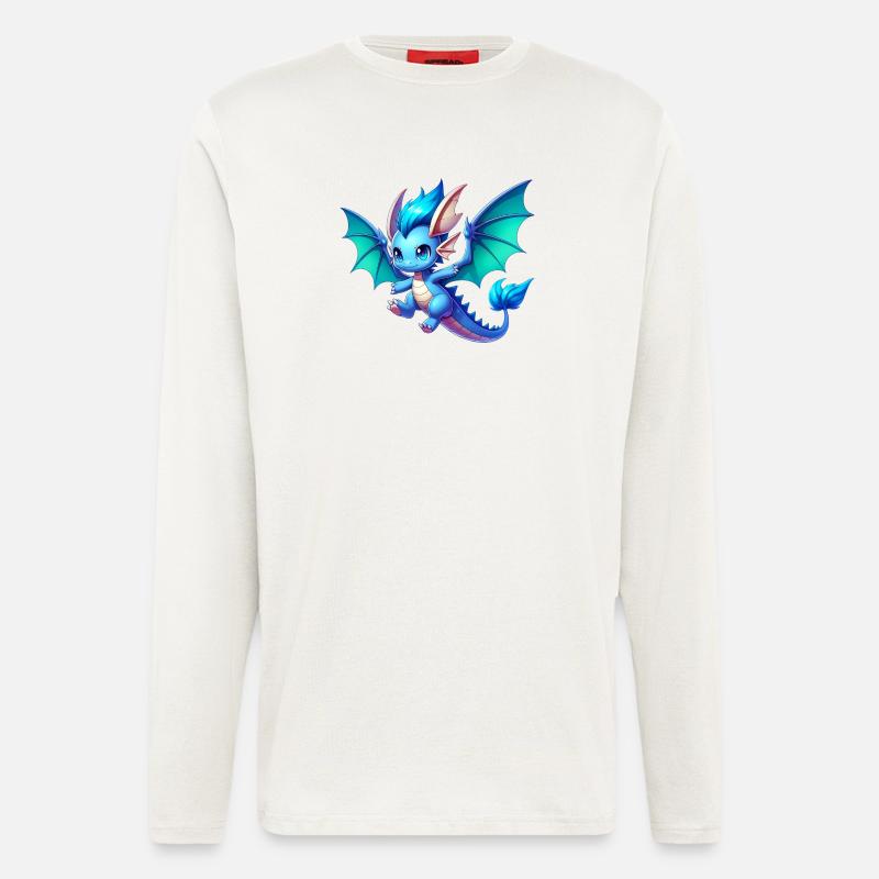 Drache - Langarmshirt - made by SPREAD  - OFF WHITE