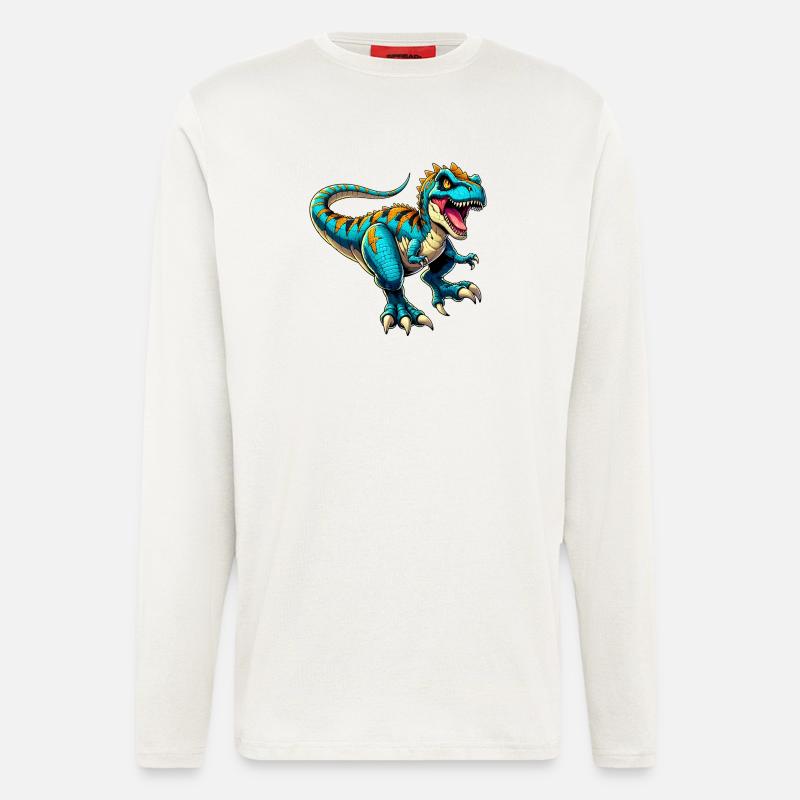 Dinosaur - Longsleeve - made by SPREAD  - OFF WHITE