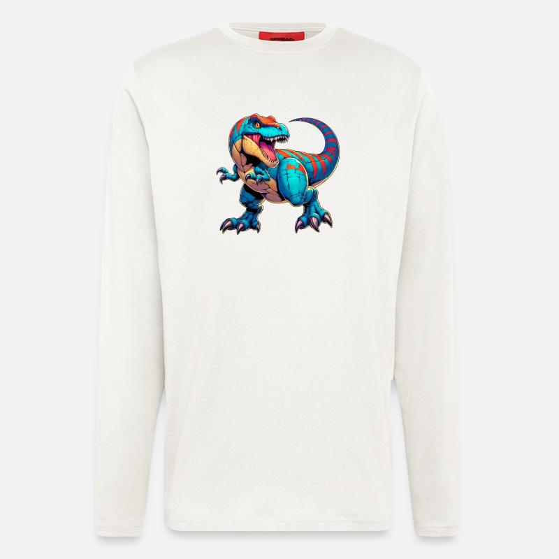 Dinosaur - Longsleeve - made by SPREAD  - OFF WHITE