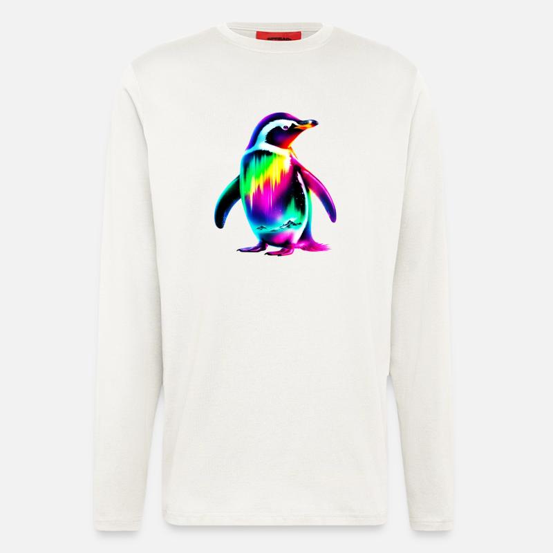 Pinguin - Langarmshirt - made by SPREAD - OFF WHITE