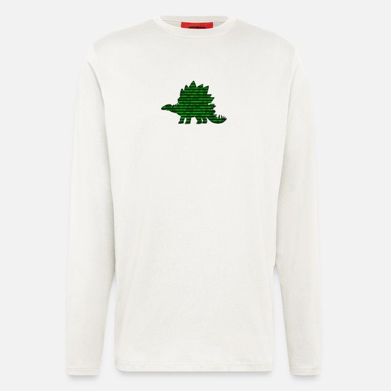Digital Dinosaur - Langarmshirt - made by SPREAD  - OFF WHITE