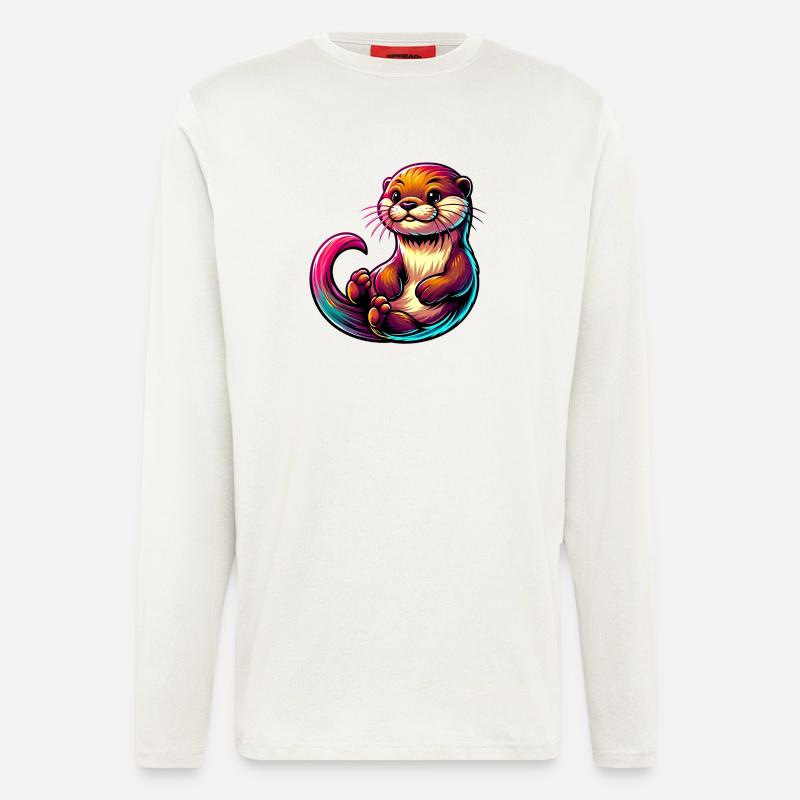 Otter - Langarmshirt - made by SPREAD  - OFF WHITE