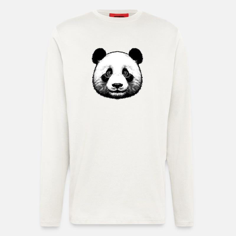 Panda - Langarmshirt - made by SPREAD  - OFF WHITE