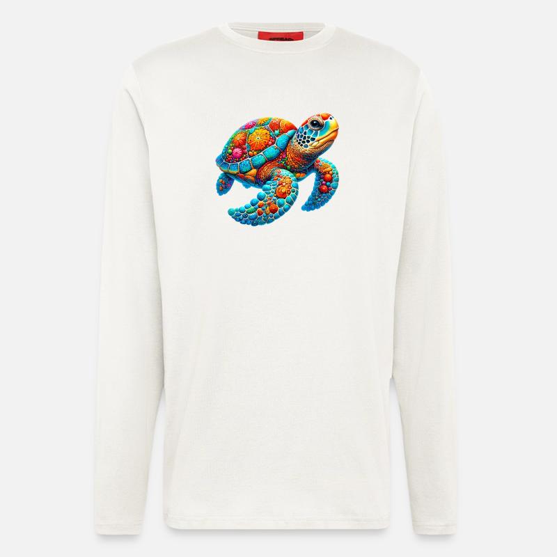 Turtle - Longsleeve - made by SPREAD  - OFF WHITE