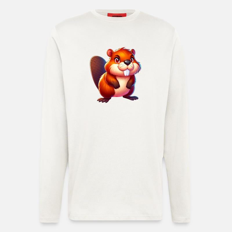 Bieber - Langarmshirt - made by SPREAD  - OFF WHITE