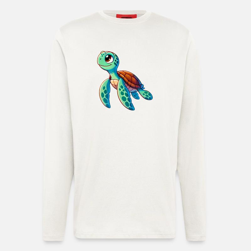 Turtle - Longsleeve - made by SPREAD  - OFF WHITE