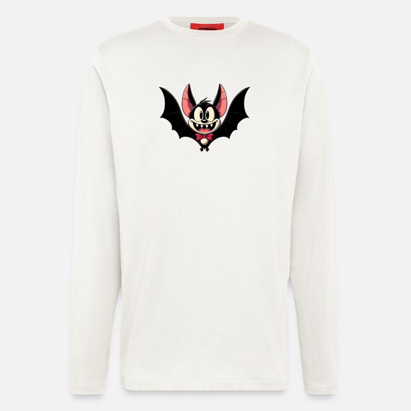 Fledermaus - Langarmshirt - made by SPREAD  - OFF WHITE