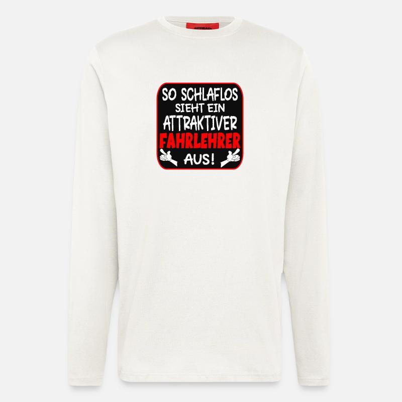Fahrlehrer - Langarmshirt - made by SPREAD  - OFF WHITE