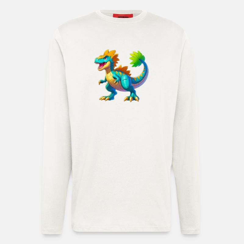 Dinosaurier - Langarmshirt - made by SPREAD  - OFF WHITE