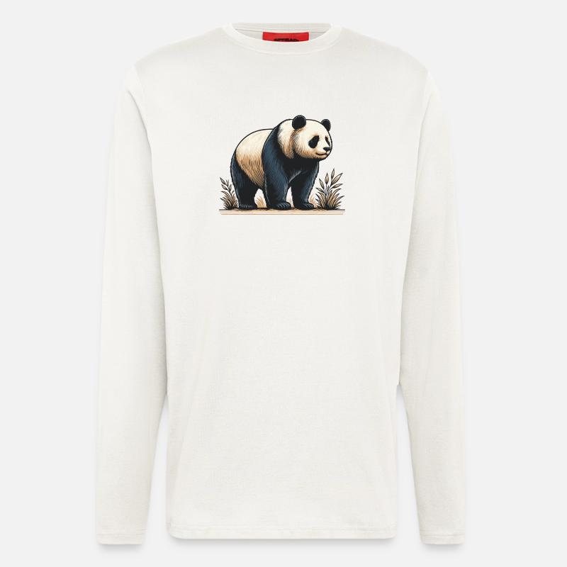 Panda - Longsleeve - made by SPREAD - OFF WHITE